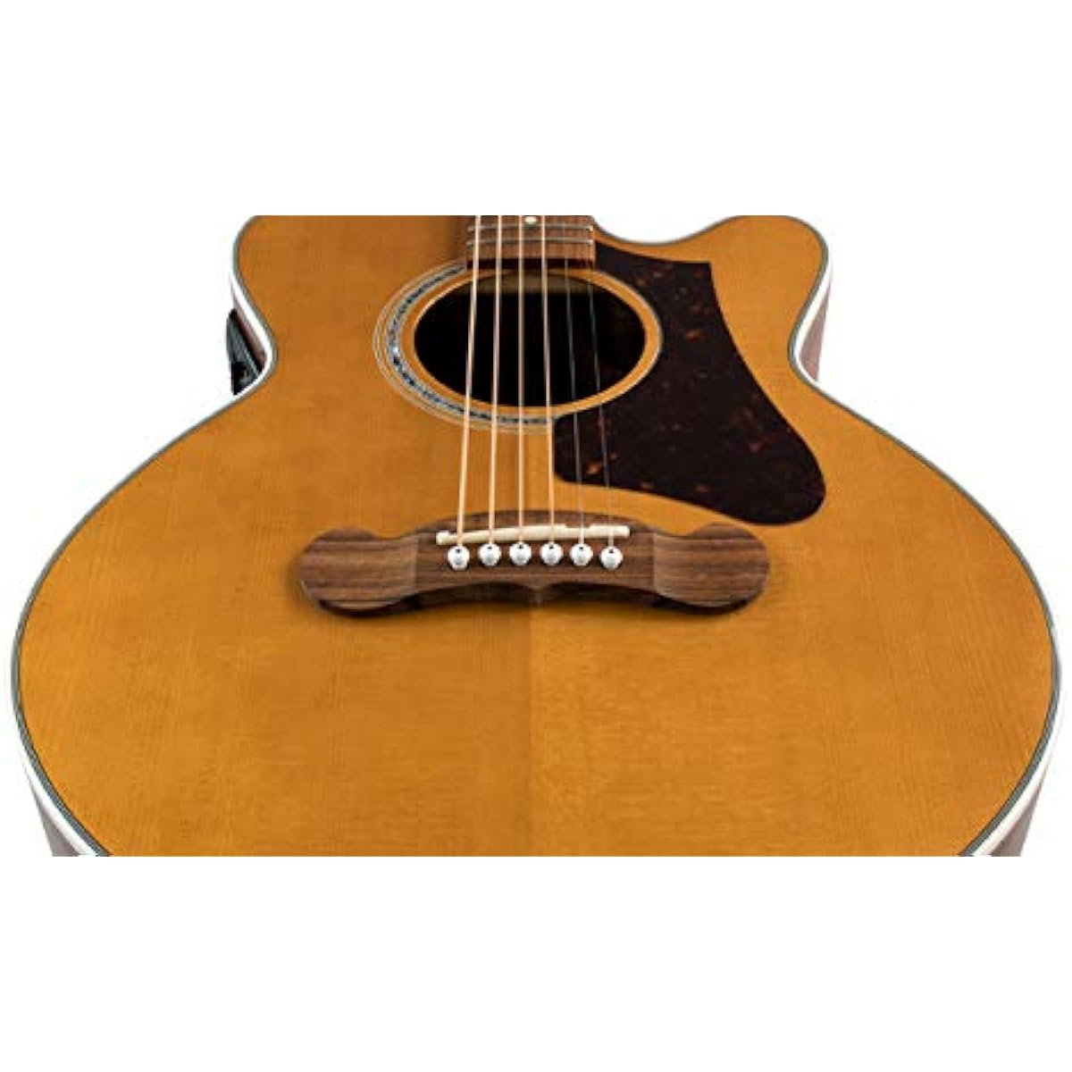 Epiphone J-200 EC Studio Parlor Vintage Natural Electric Acoustic Guitar