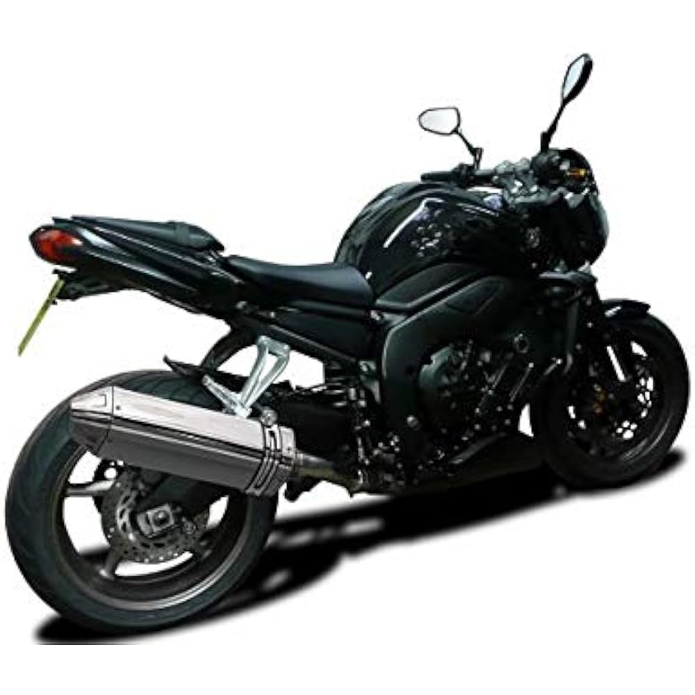 DELKEVIC Slip-on Stainless Steel Tri-Oval Muffler for YAMAHA FAZER FZ1 / FZ1-S/ABS 2006-2014 320mm KIT1242