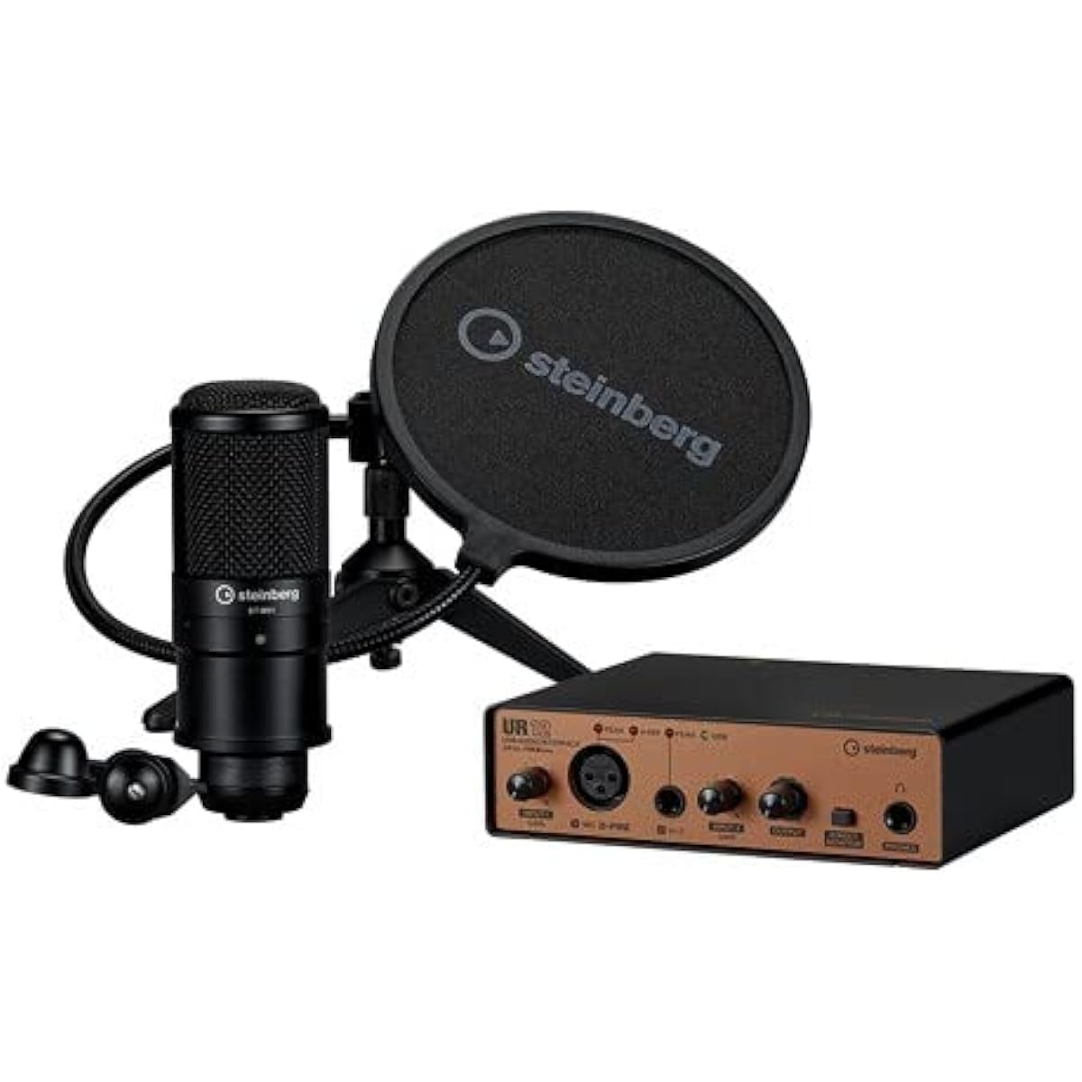 STEINBERG UR12 B Podcast Starter Pack USB Audio Interface