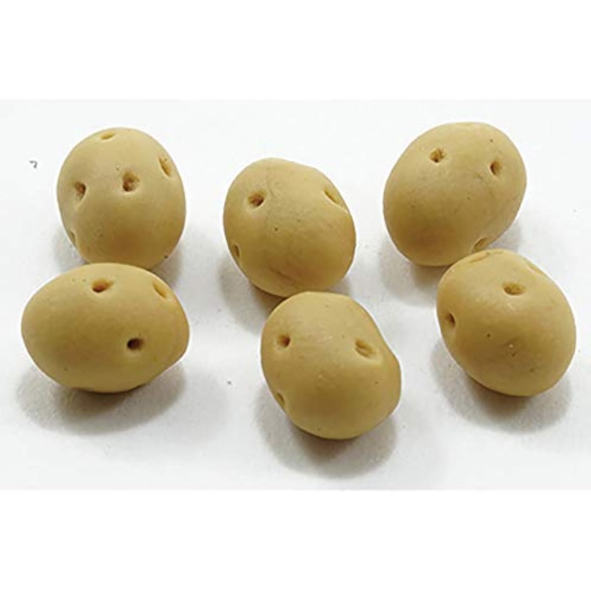 International Miniatures Dollhouse Miniature Idaho Potatoes, Set of 6