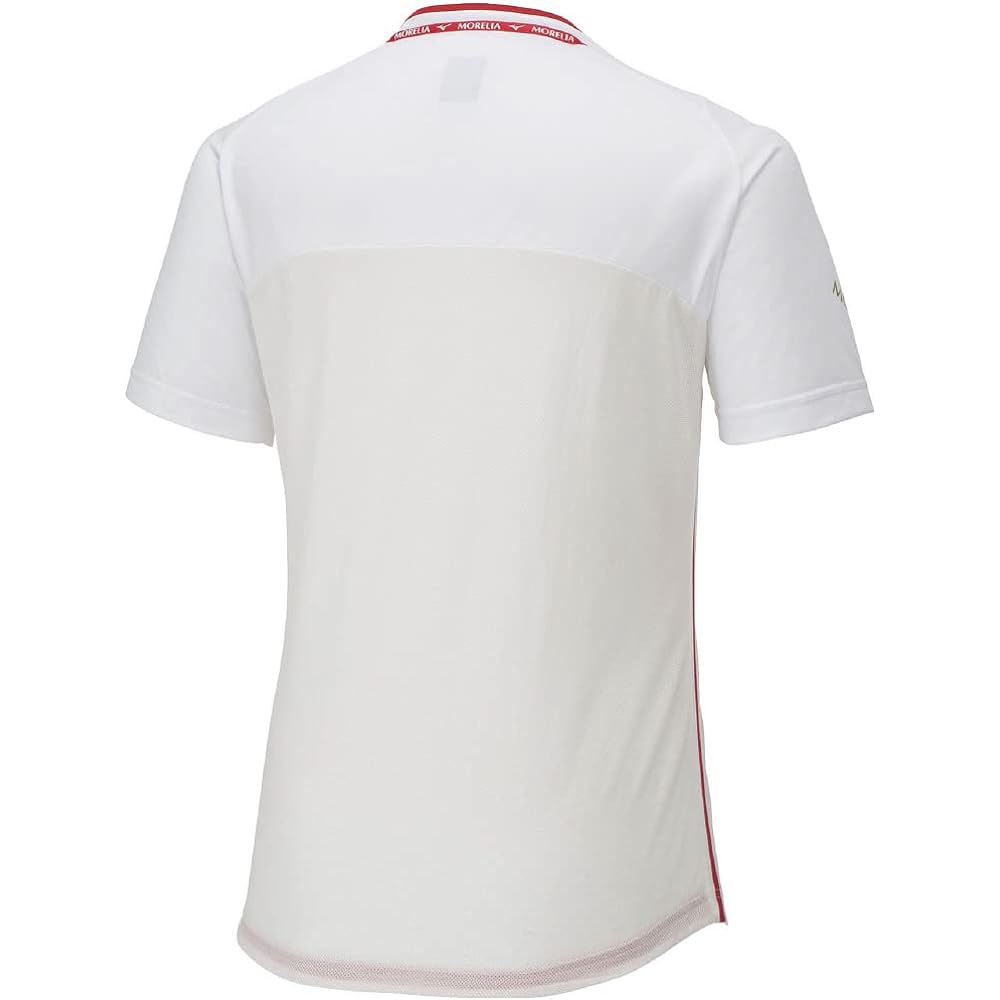 [Mizuno] Soccer Wear Morelia Hybrid Field Shirt Short Sleeve Highly Breathable Solar Cut Material P2MAA002