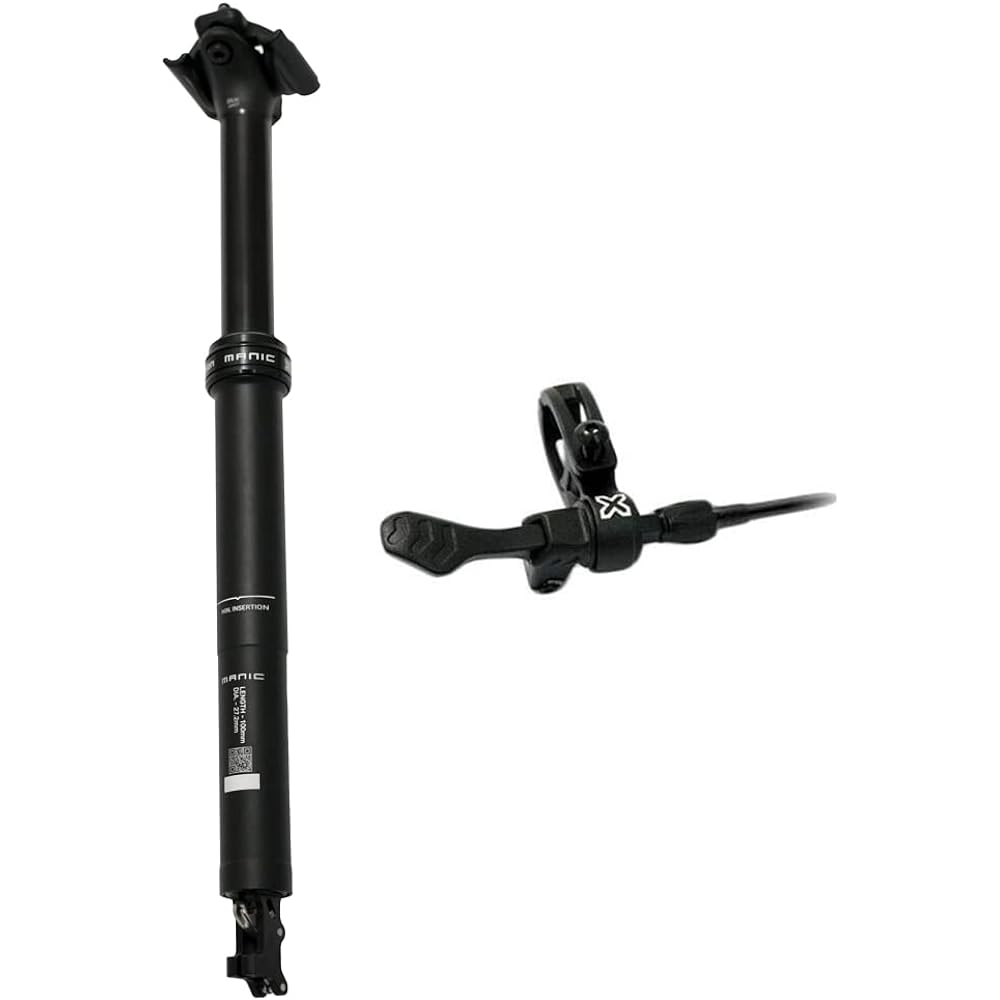 X-Fusion Manic INTEGRA Remote Dropper Seatpost 27.2x350mm , Travel: 100mm, YB2691