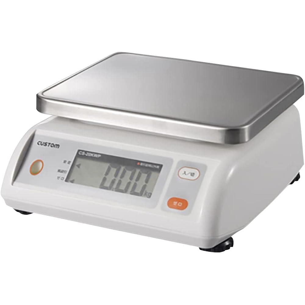 CUSTOM Digital waterproof scale 2kg with stainless steel plate CS-2000WP