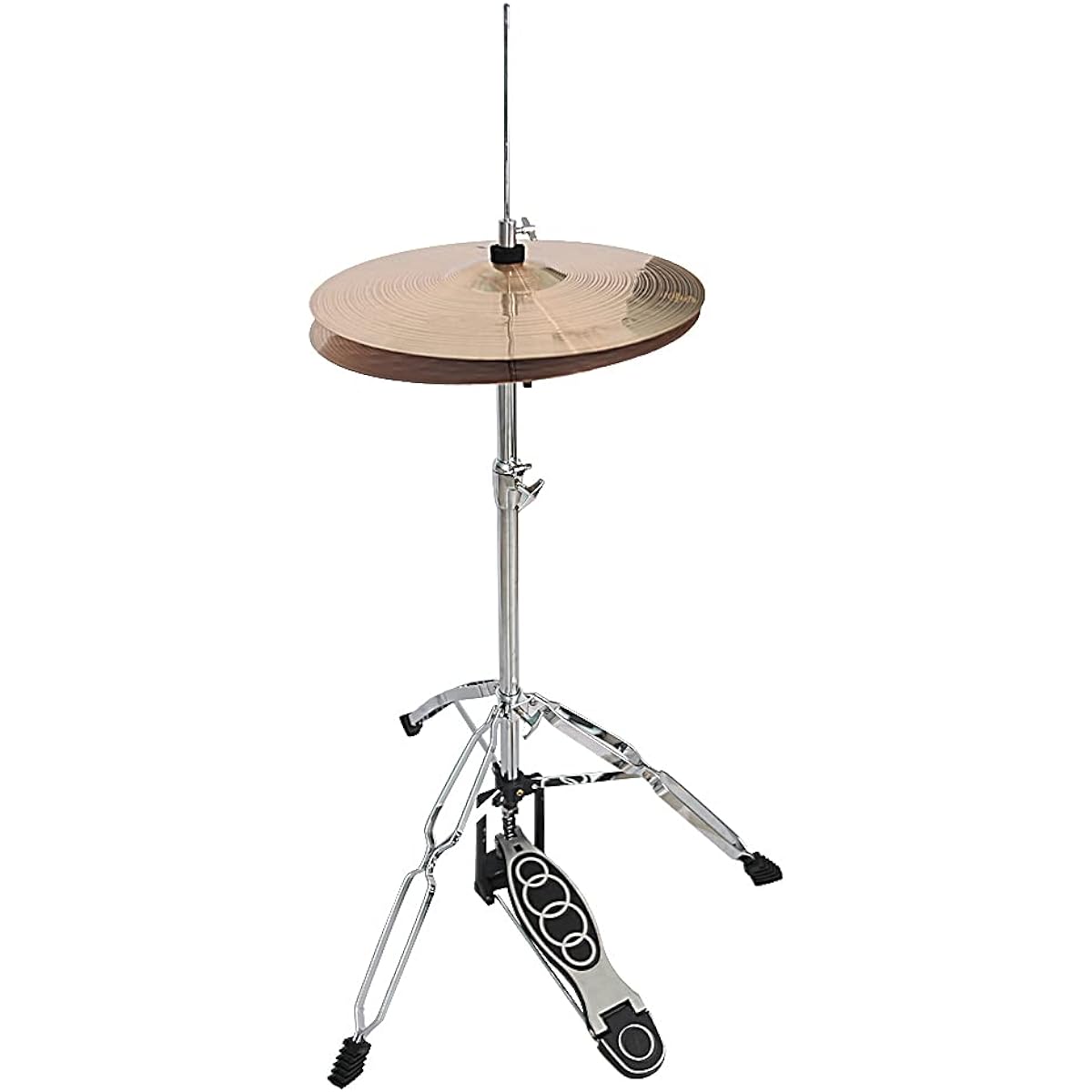 Professional Foldable Hi-Hat Stand Control Style Drum Hi-Hat Cymbal Stand with Pedal (Cymbal not included)