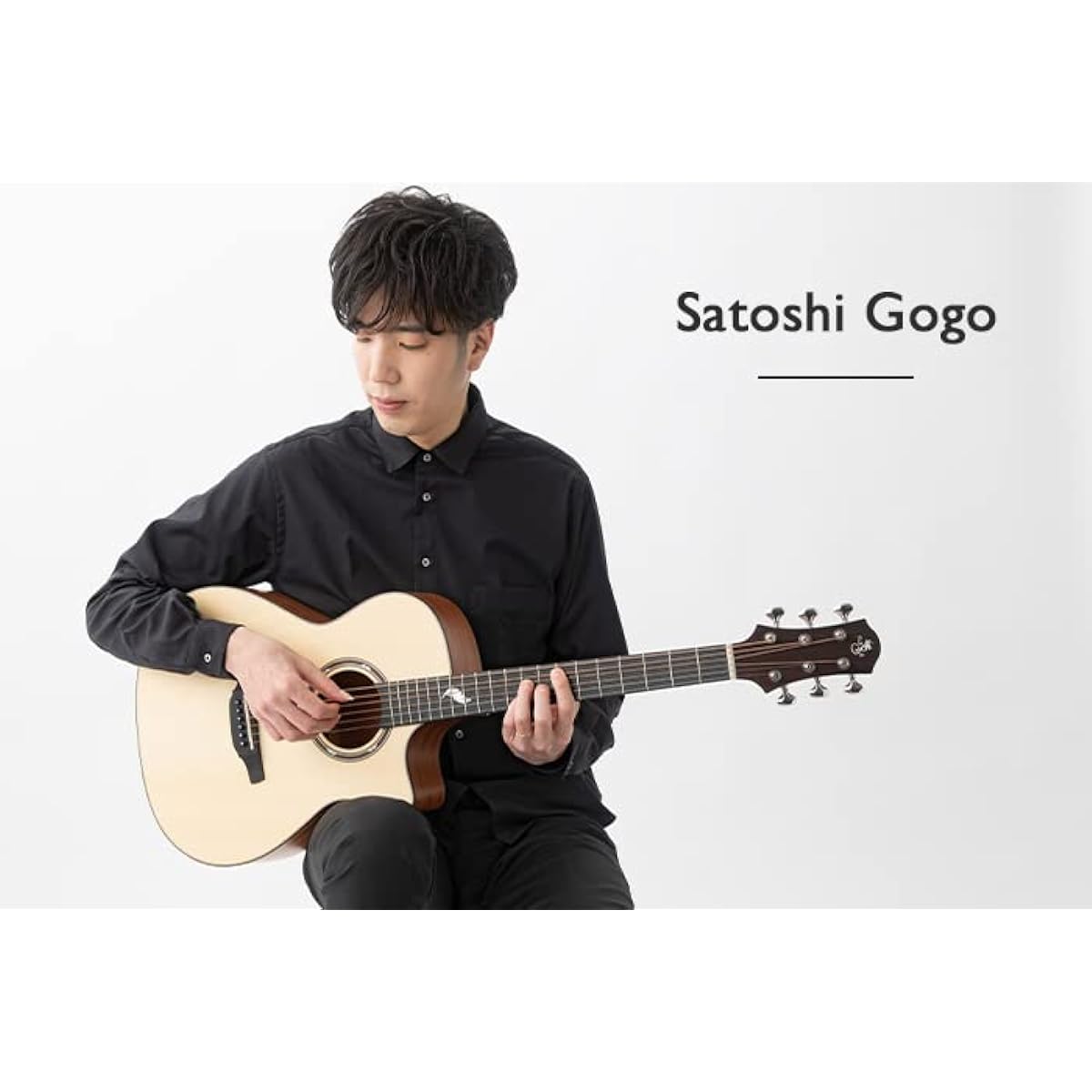 Naga Guitars Satoshi Gogo WIND Series G-08OOC OO Style Acoustic Guitar