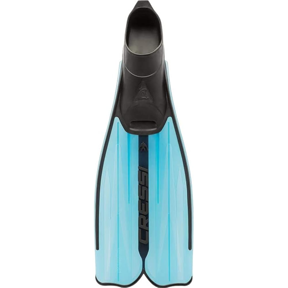 CRESSI snorkeling 3-piece set [RONDINELLA BAG] Full foot fin 1 lens mask simple snorkel [Genuine product]