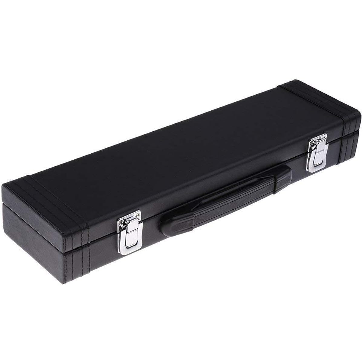 Jiayouy Lightweight Flute Hard Case Cover 17 Holes Flute Box with Lock Latch and Plush Lining for Flute Player Musician Gift