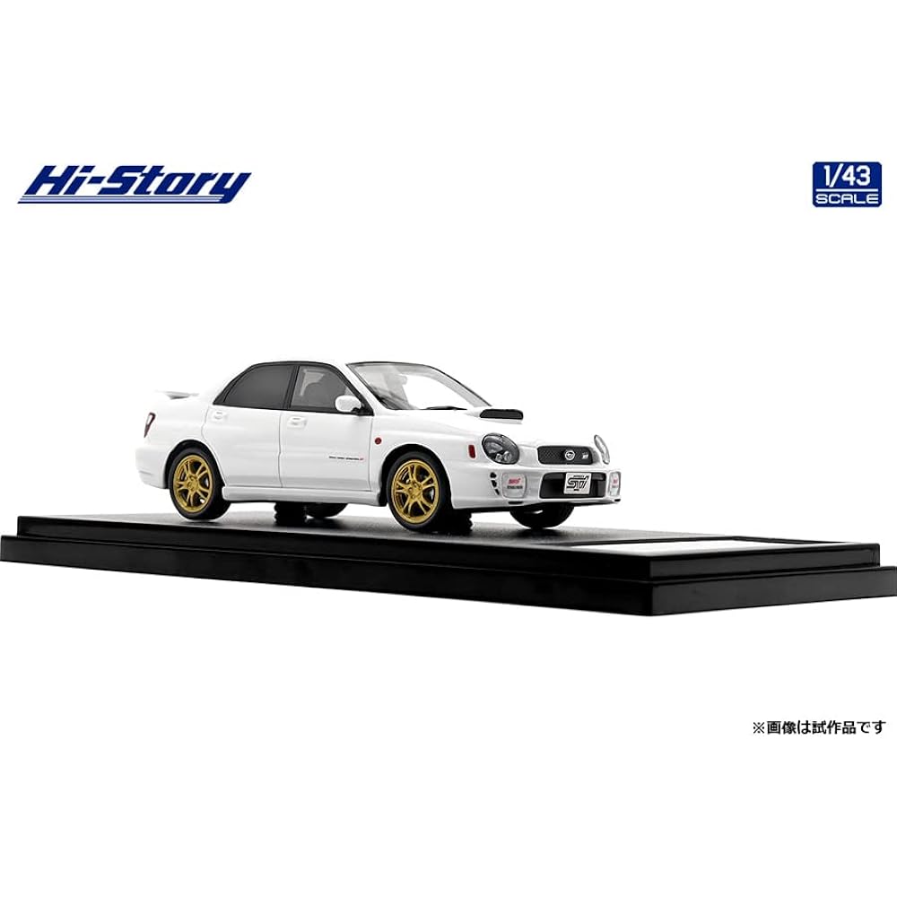 INTERALLIED Hi Story 1/43 Subaru IMPREZA WRX STi (2001) Pure White Finished Product