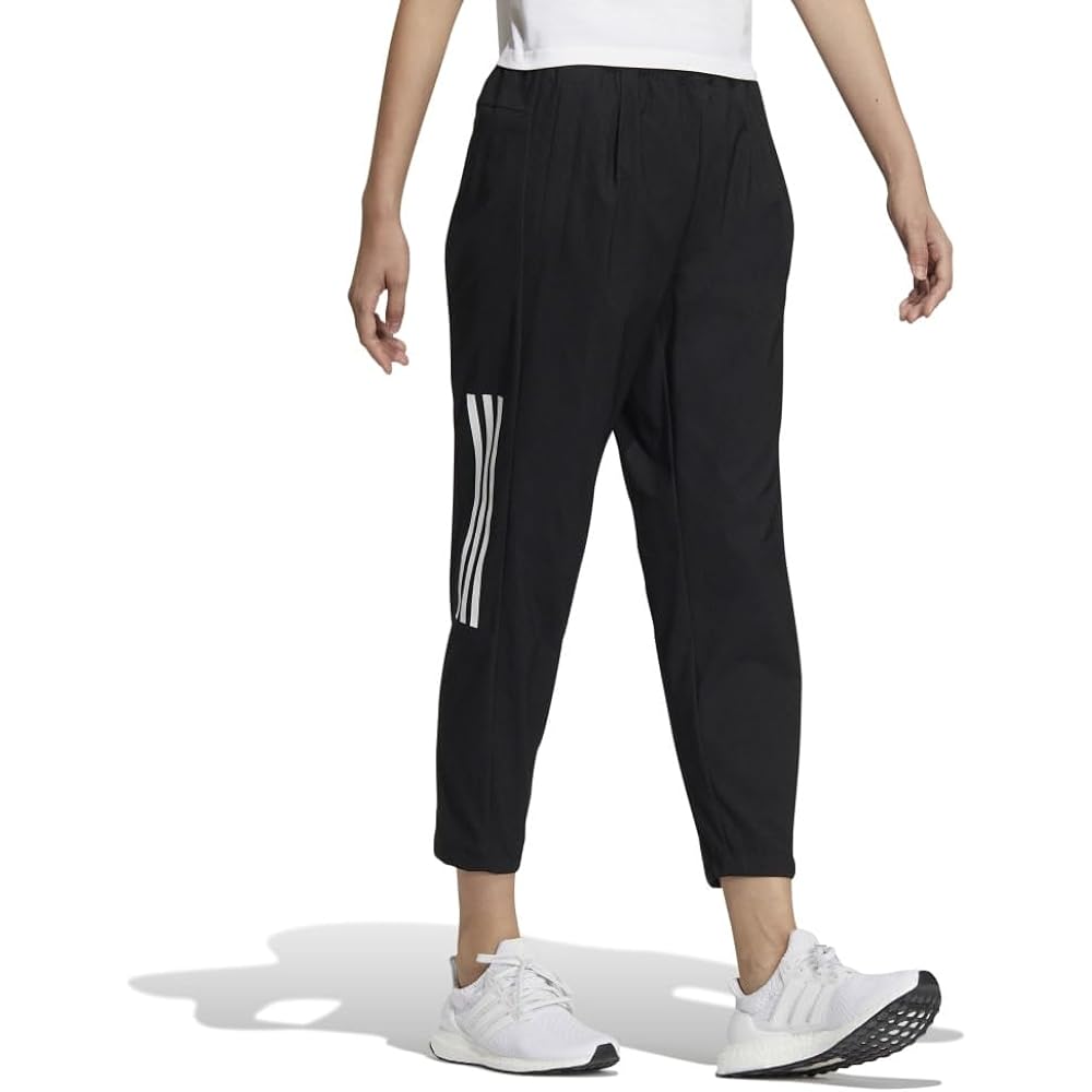 [Adidas] Jersey Bottom Denim Look Cross Pants BUJ46 Women's