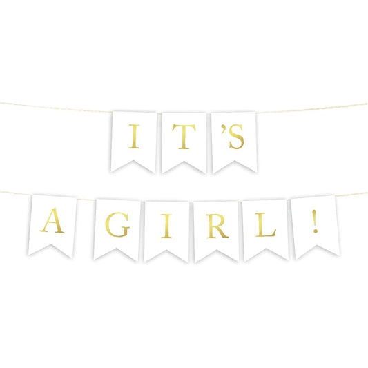 Andaz Pressed Metallic Gold Ink Banner String AP18442