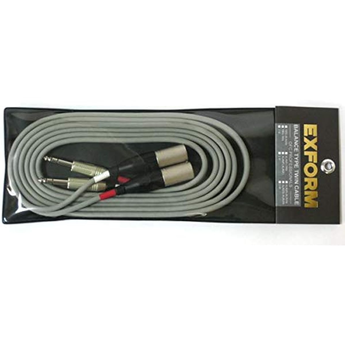 EXFORM DJ Stereo Cable TRS-XLR(M) 3m