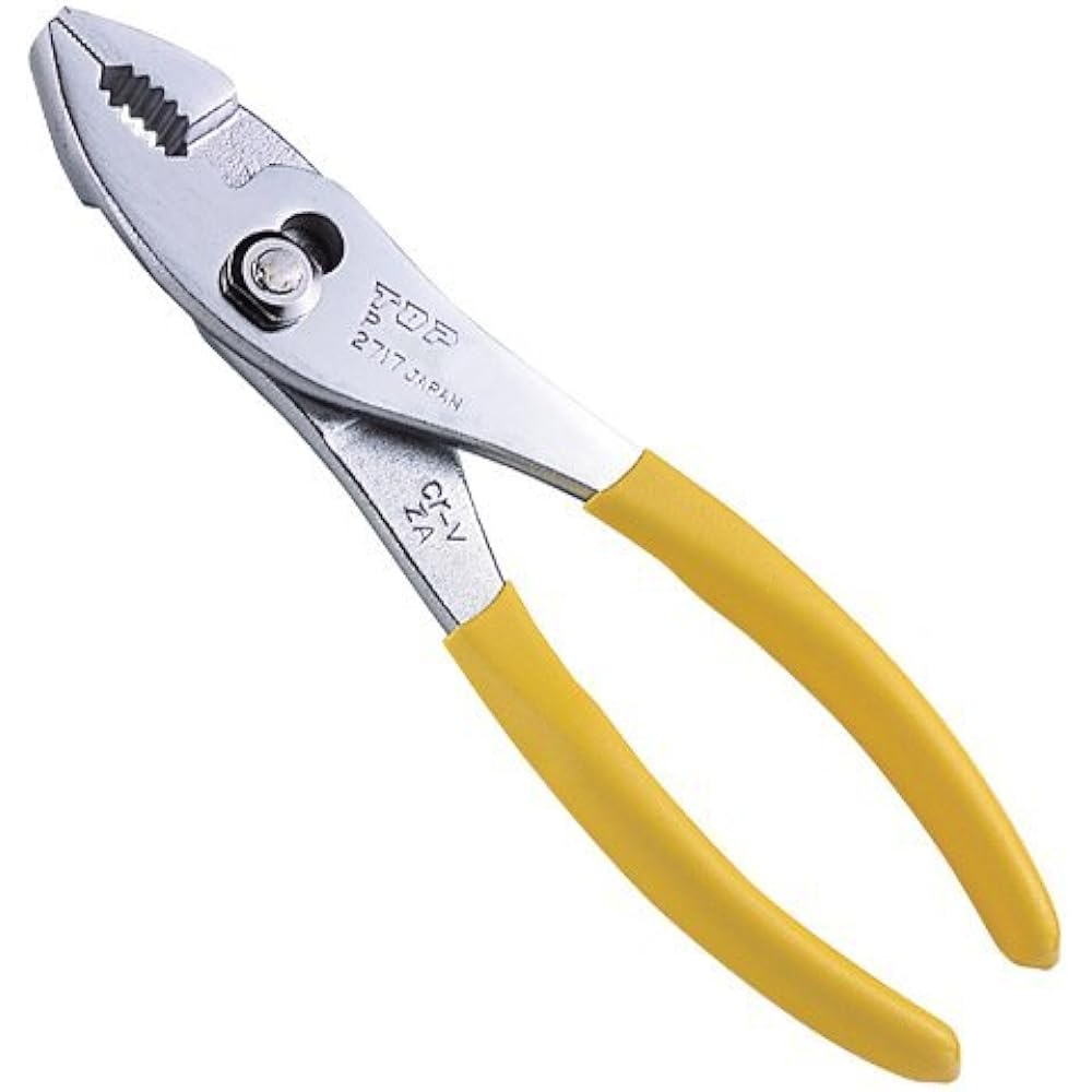 TOP Combination pliers with vinyl grip Opening 0~25mm Cutting capacity up to 4mm wire *6 pieces P-200G
