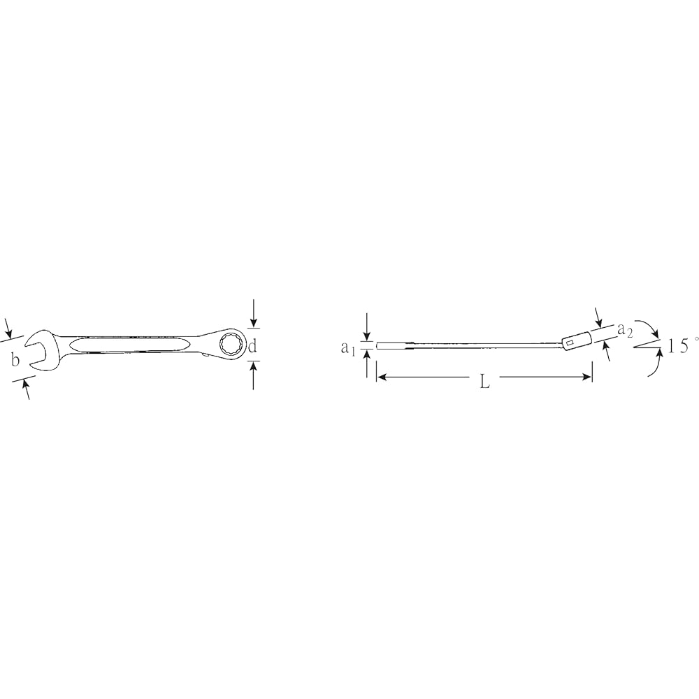 Stahlwille 17-12 Ratchet Combination Wrench
