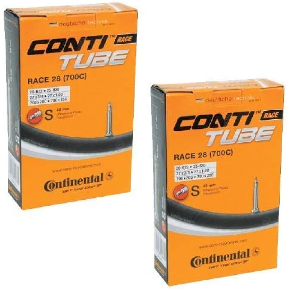 Set of 2 tires and tubes Continental UltraSport3 [Parallel import goods] (700x23C-Presta style 42mm)