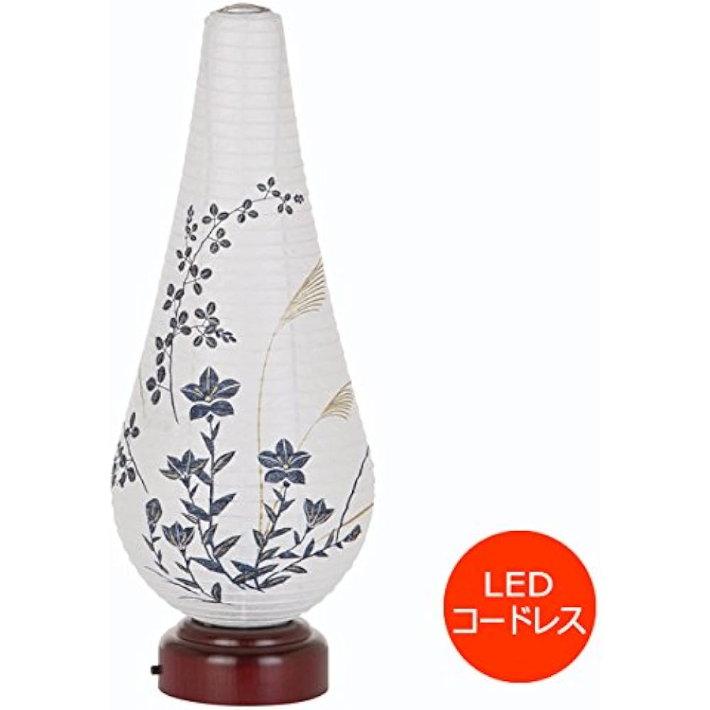 Kyoto Buddhist Altar Hayashi Bon Lantern Bon Lantern Modern [Yuka No. 3 LED Candle with Battery Light Cordless] Height 30cm [Kyoto Buddhist Altar Hayashi Cross Set]