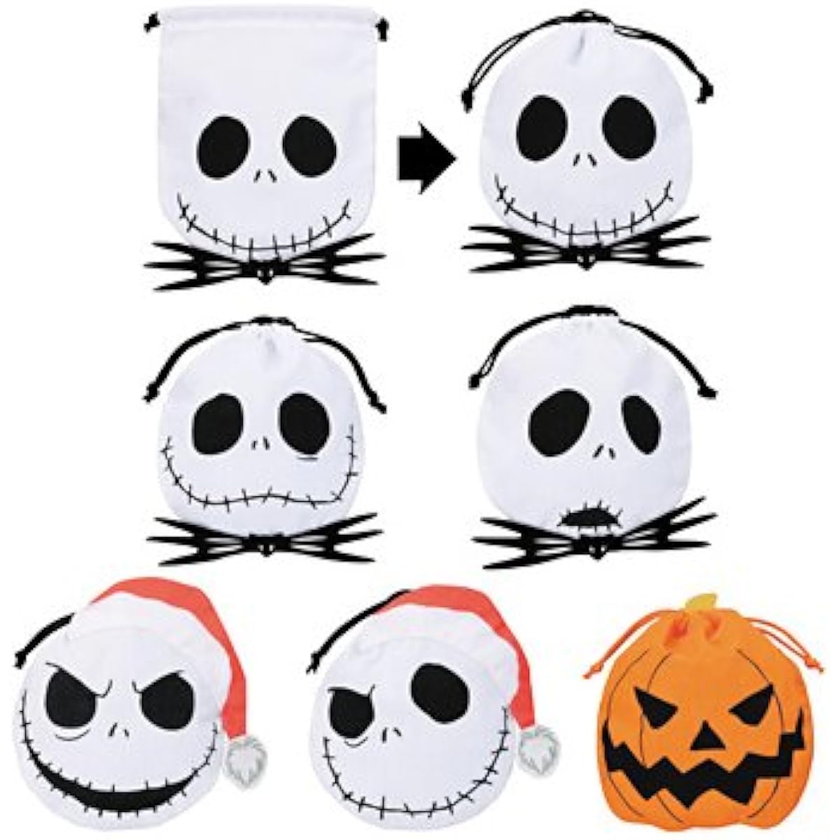 Nightmare Before Christmas Mini Drawstring Bags - 6 Types