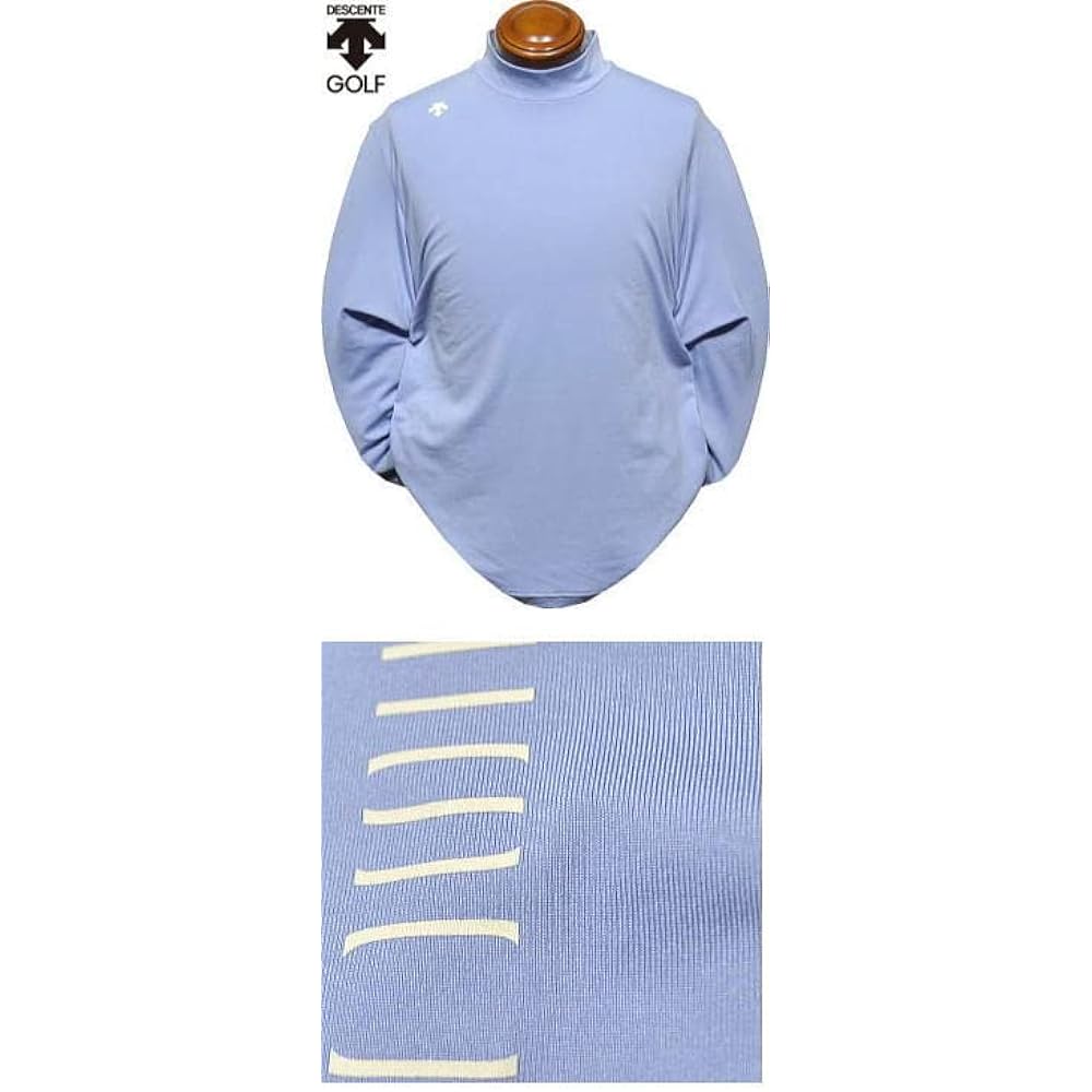 [DESCENTE] 22 Autumn/Winter Model Golf Long Sleeve Shirt [ACTIVE] Mock Neck, Brushed Lining, Stretch, UV Care, Heat Retention, Minimal Men's