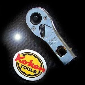 Koken 3/8(9.5mm)SQ. Push button type multi ratchet Total length 81mm 3753SMB