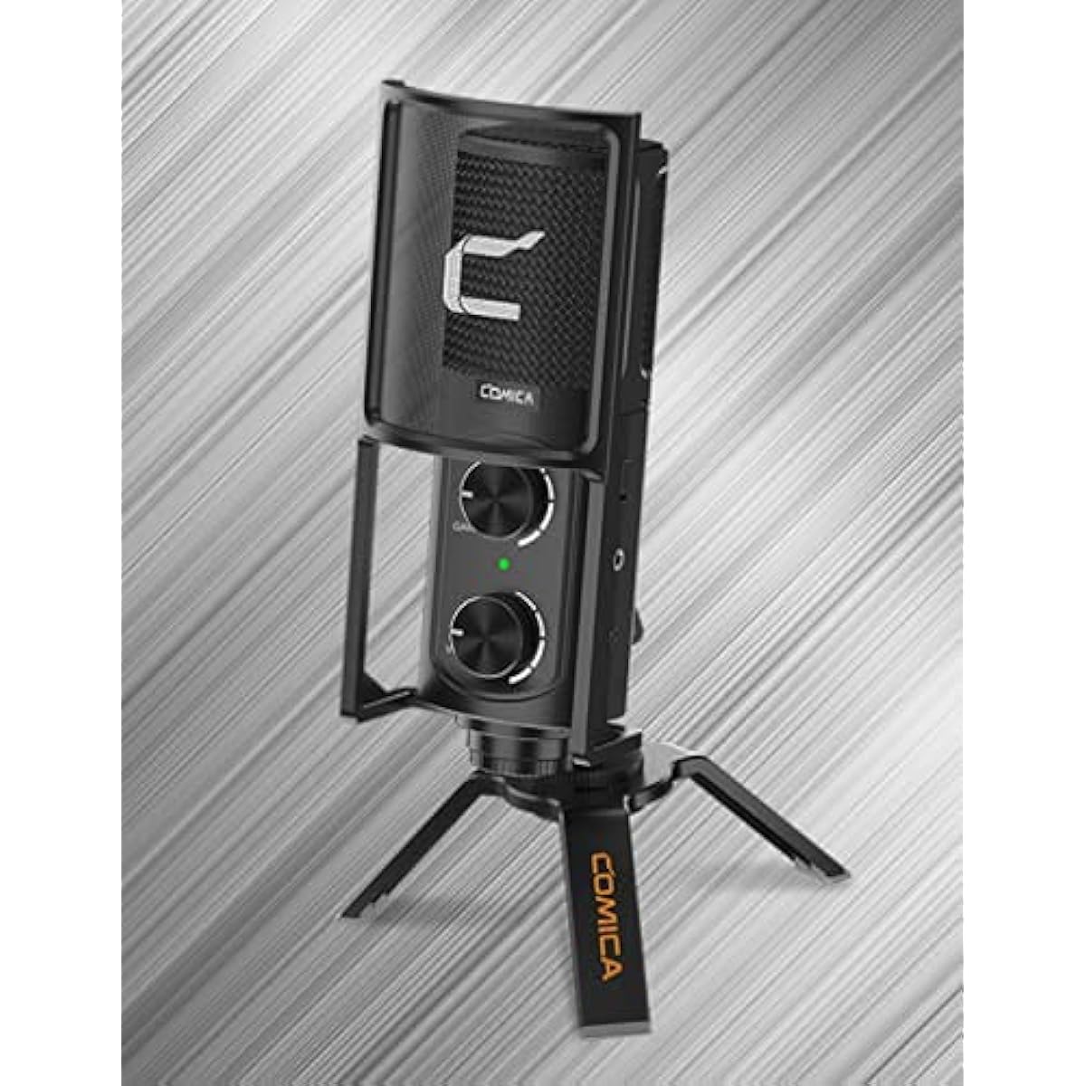 USB Microphone Vlog Meeting Live Streaming Telework Desktop Condenser Microphone Computer Smartphone Recording iOS Android Windows Mac YouTuber PC Live Broadcasting Game Commentary (Comica STM-USB)