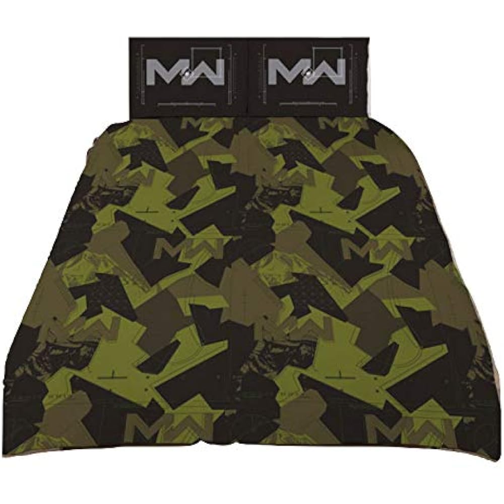 8241 Call Of Duty Modern Warfare Double Duvet Cover + Pillowcase Set [Parallel Import]