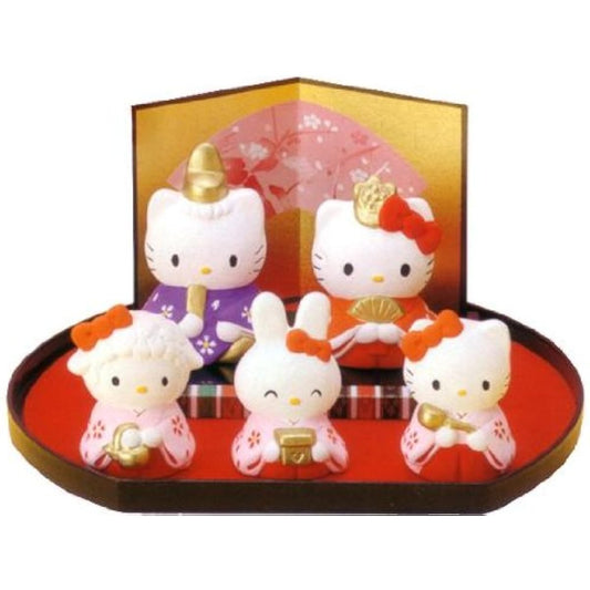 Setomono Market Hinamatsuri Decoration Set Hello Kitty Standing Hina Doll K301