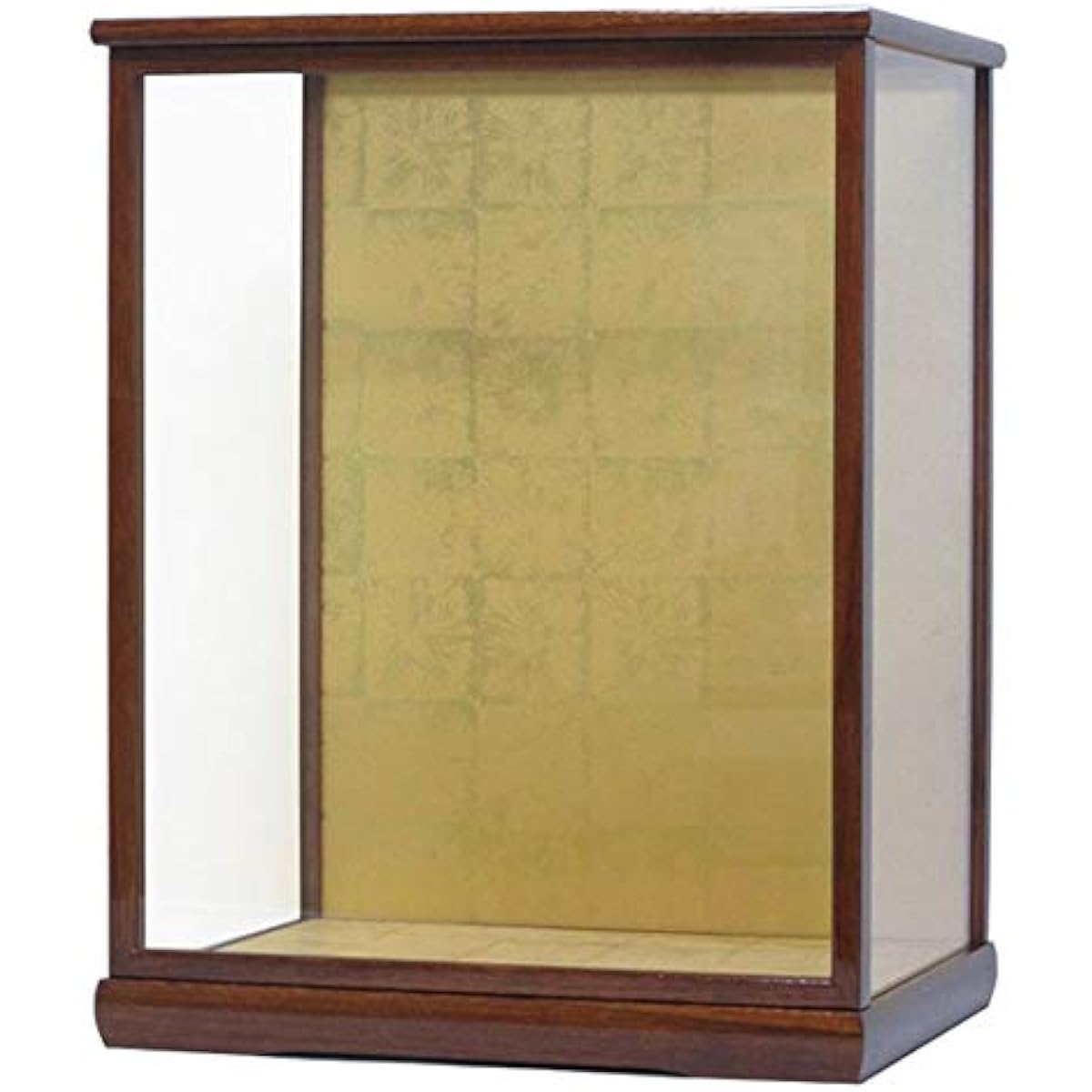 Glass case Width 35 x Depth 27 x Height 40 cm (inside dimensions) Doll case Wooden Door type Zelkova painted Hakata doll Ichimatsu doll Japanese doll