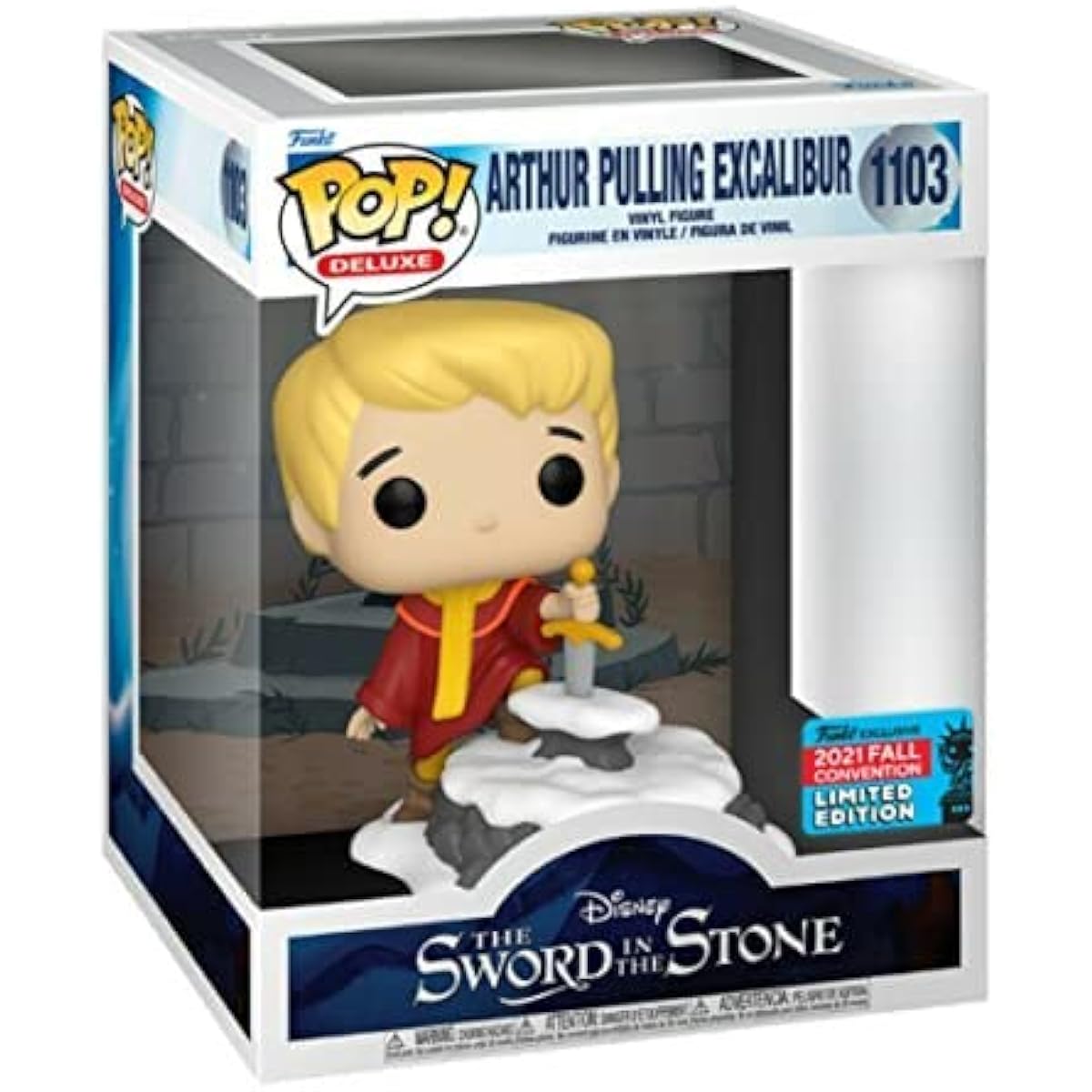 Funko Pop! Disney Sword in the Stone - Arthur Pulling Excalibur #1103-2021 Fall Tournament Limited Edition Limited