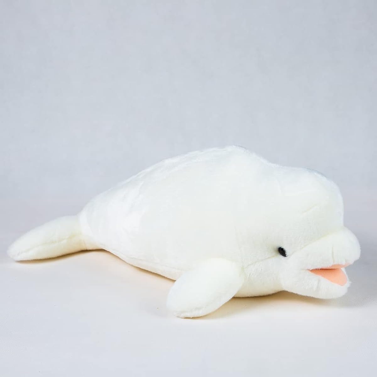 Beluga Plush Whale Stuffed Animal Cute White Big Whale Stuffed Sea Sea Animal Toy (White) (9 Inch)