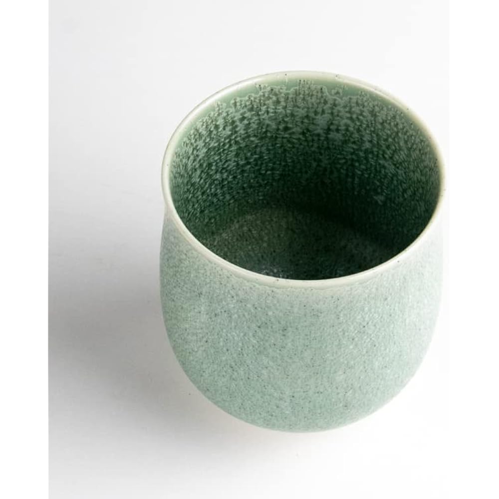 Arita ware hot water cup, wooden box gift that would be great as a gift, Japanese warbler glaze, large size, Baba Maemon kiln, Hasami ware, made in Saga Prefecture, pottery