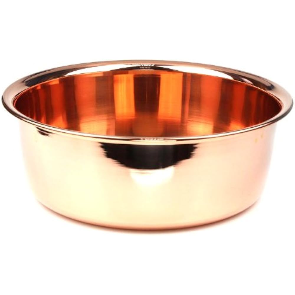 Shinko Metal Washing Bucket Plain Copper 33cm Pure Copper S-9360