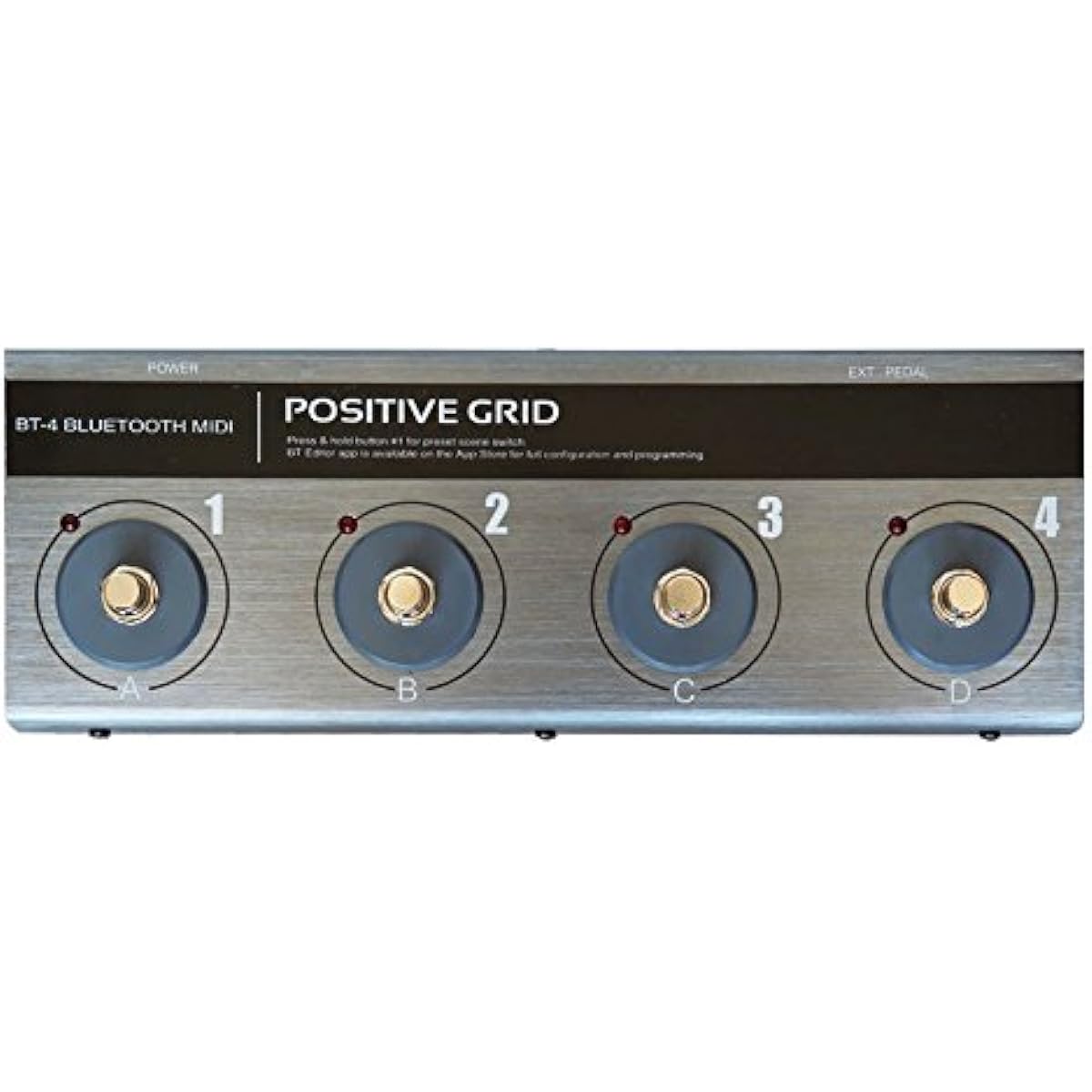 [Regular Imported Product] Positive Grid BT-4 Bluetooth MIDI Foot Controller PGBT4