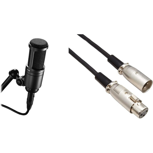 Audio-Technica Condenser Microphone AT2020 + XLR Cable ATL458A/3.0 Set