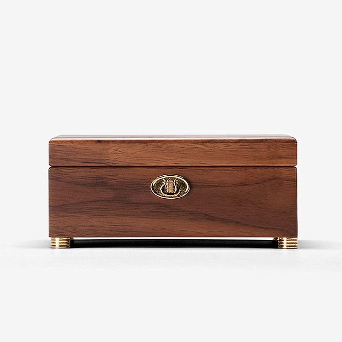 SOFTALK Wooden Music Box Rhymes High-end Collectible Music Box Gift for Christmas Birthday Valentine's Day (30 Notes Single Layer Music Box Remember When to Tune)