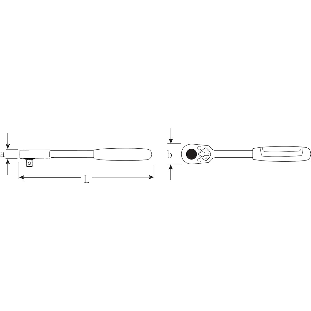 Stahlwille 515 (1/2SQ) Ratchet Handle (515-2K)