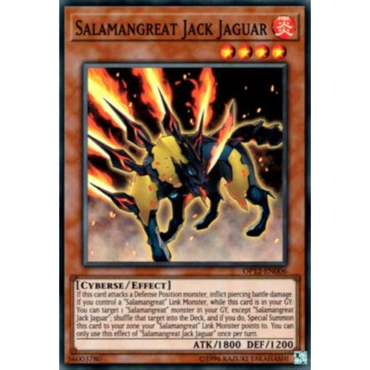 Salamangreat Jack Jaguar OP12-EN006 Super Rare Unlimited Edition