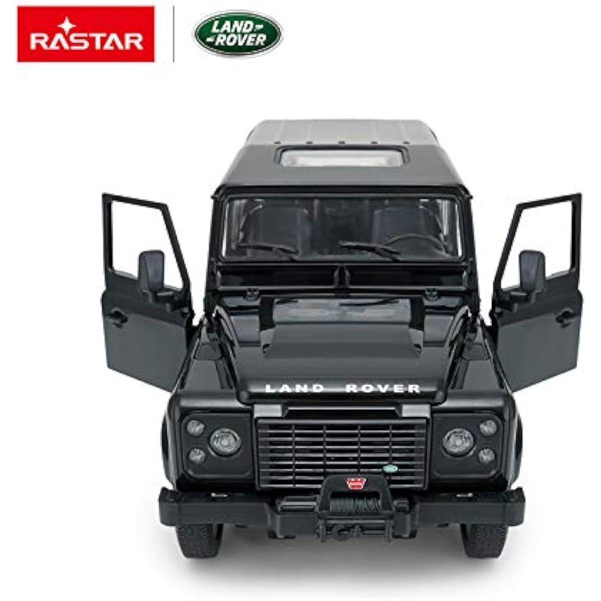RASTAR Radio Remote Control 1/14 Scale Land Rover Denfender Licensed RC Model Car (Black)