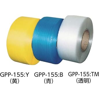 TRUSCO PP band for automatic packing machine 15.5mm x 2500m Blue GPP-155-B