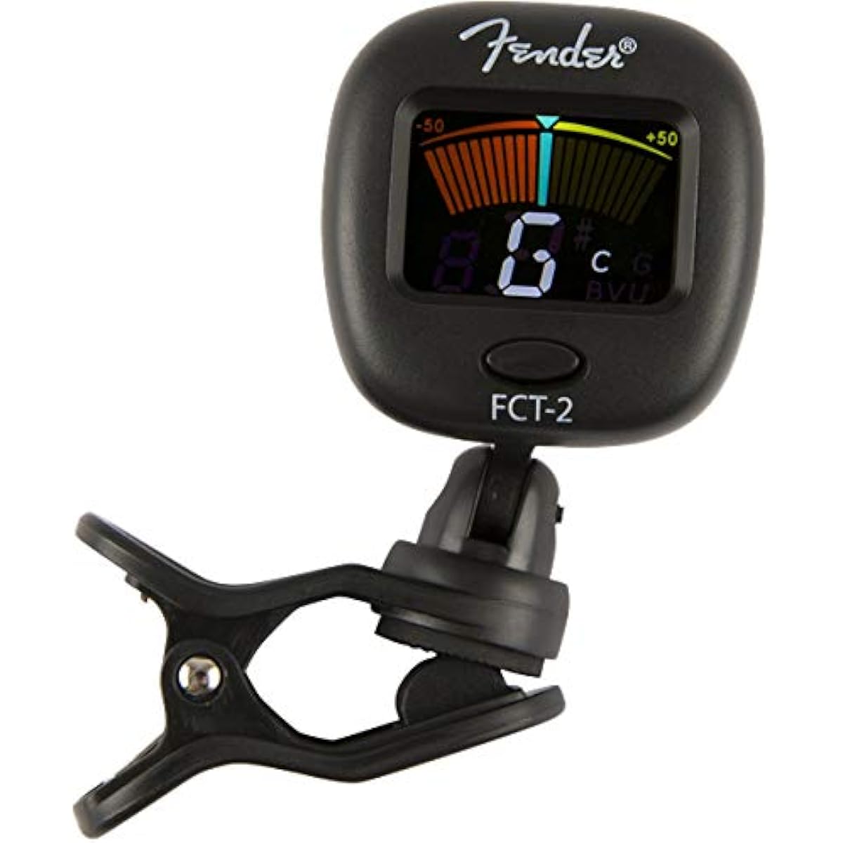 Fender FCT-2 Clip-on Tuner Bundle with Fender Pick Sampler and Fender Online Lesson