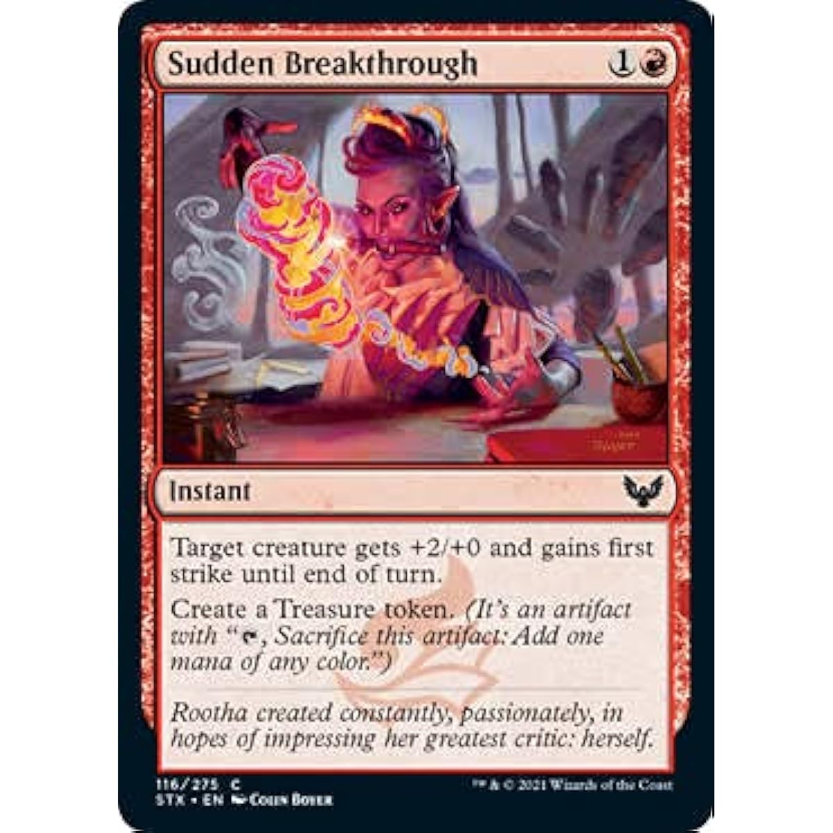 Magic: The Gathering - Sudden Breakthrough (116) - Foil - Strixhaven: School of the Thermos
