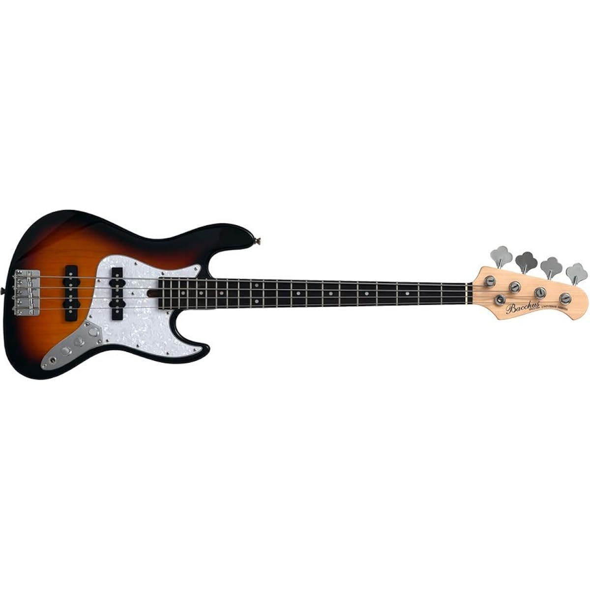 Bacchus Mini Jazz Bass | Bacchus UNIVERSE Series WJB-mini 3TS / Perfect for beginners, women, and guitarists! ! (3TS/3 tone sunburst)