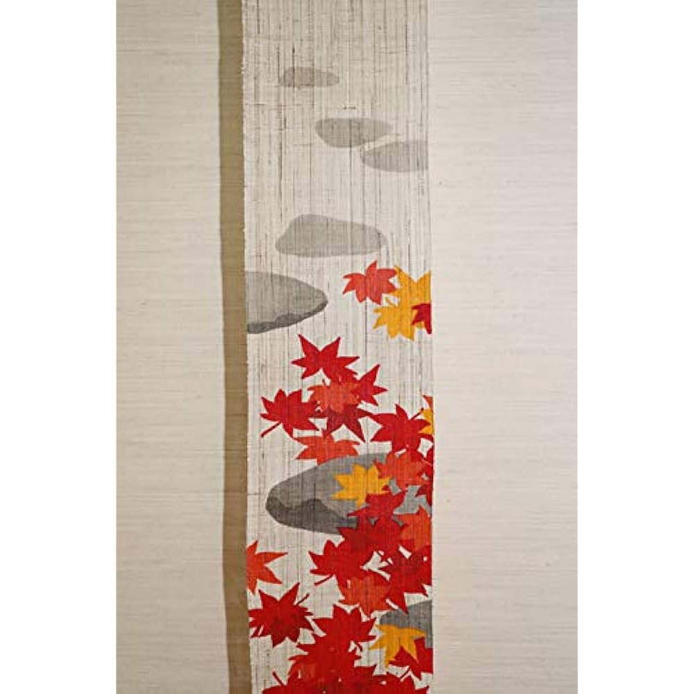 Thin Tapestry "Autumn Leaves Hunting" Japanese Modern Autumn Maple Tapestry Hemp