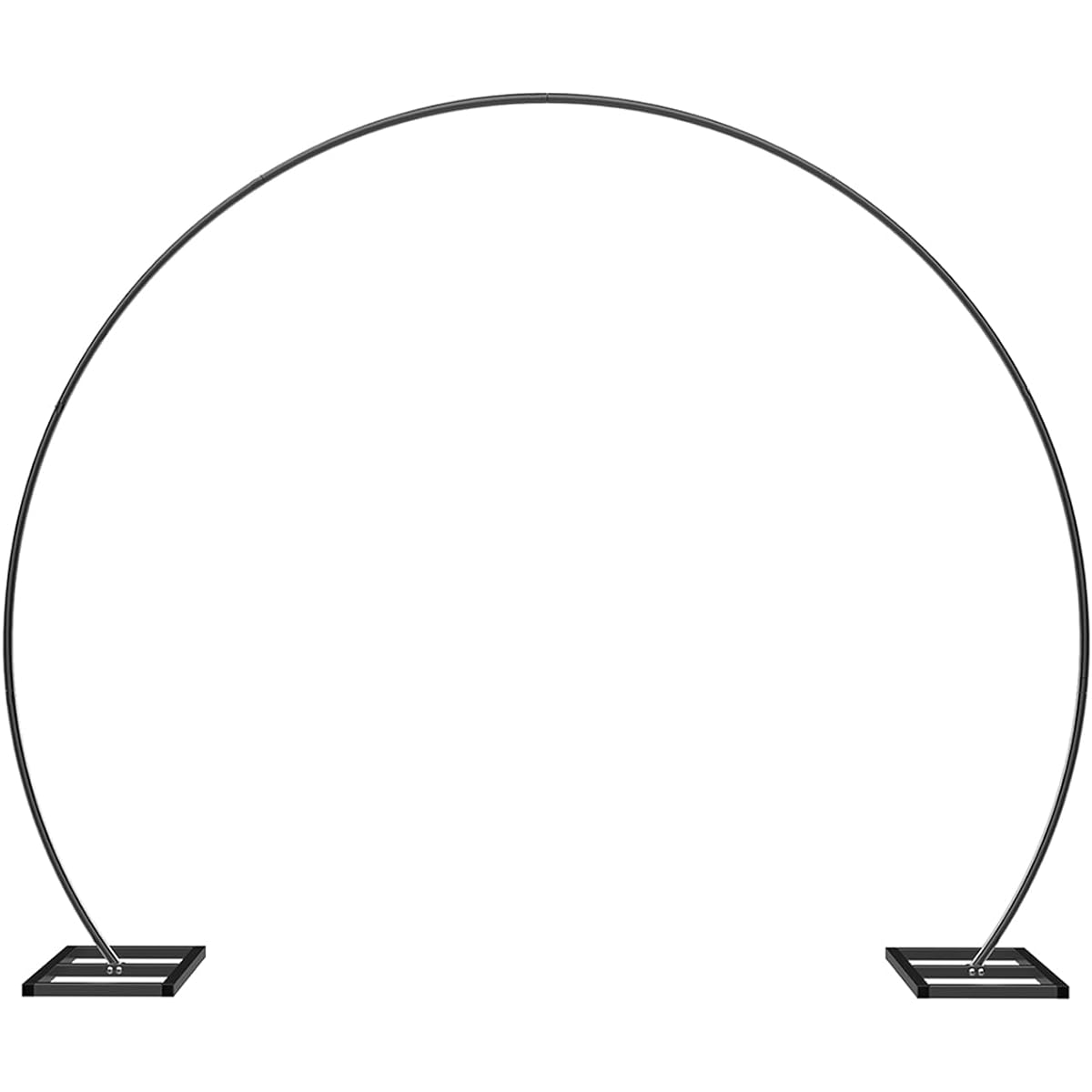 LANGXUN 9ft Large Black Metal Balloon Arch Kit Decoration Birthday Decoration Wedding Decoration Graduation Decoration Event Party Supplies Baby Shower Photo Background Decoration