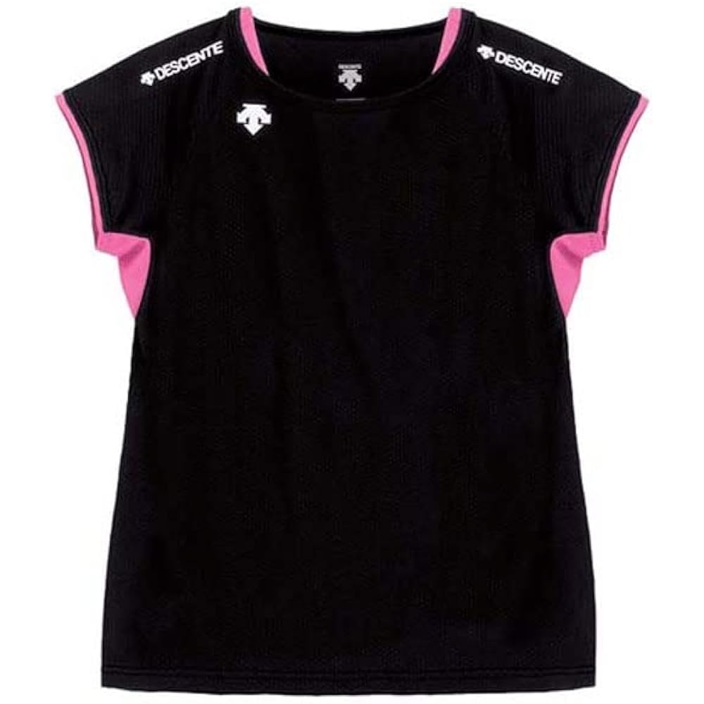 DESCENTE T-shirt Volleyball Practice Practice Sweat Absorbent Quick Drying Club Activities Team Secondary Women's