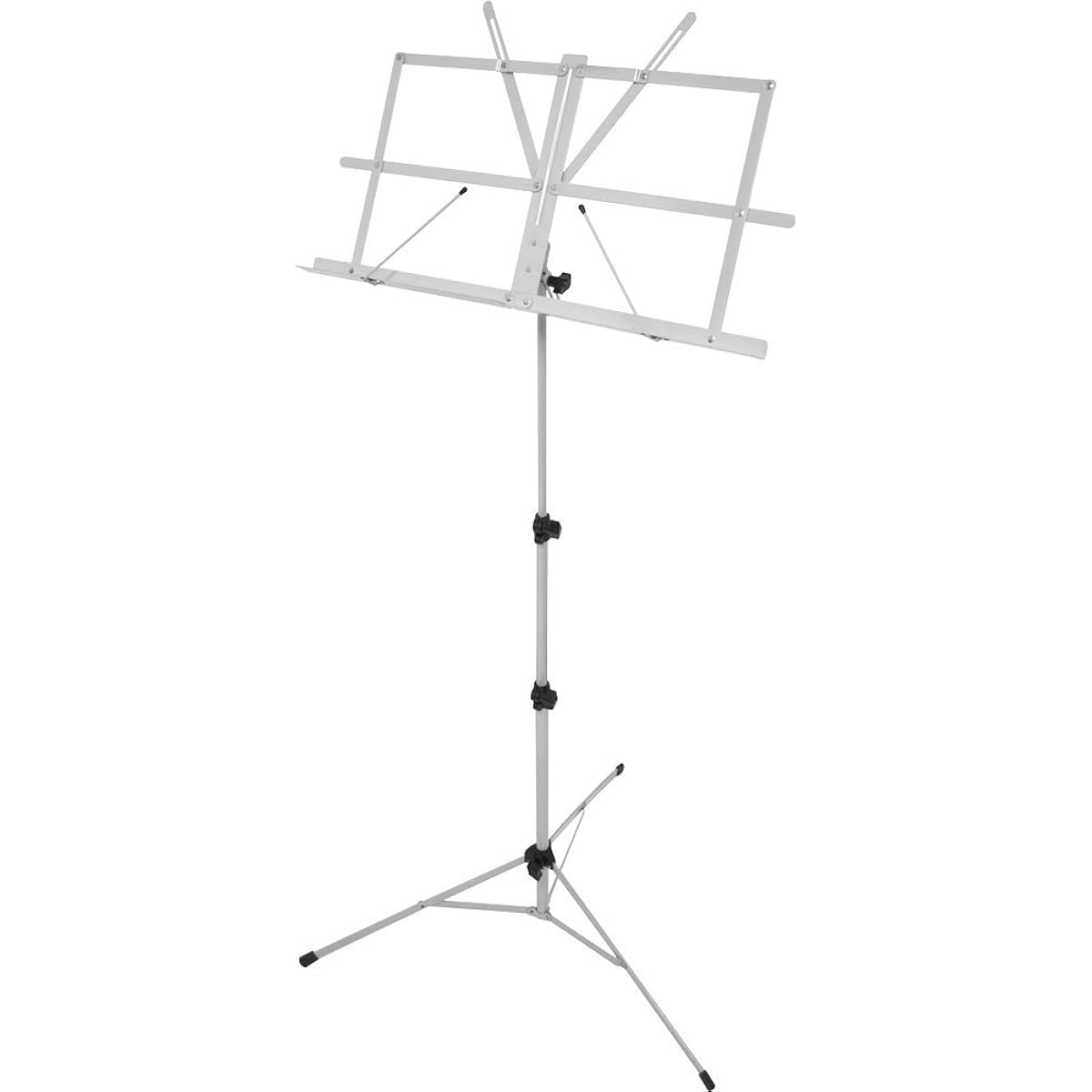 KC Kyoritz Music Stand Lightweight Steel Foldable MS-200J/BK Black x 20 Piece Set (Soft Case Included)