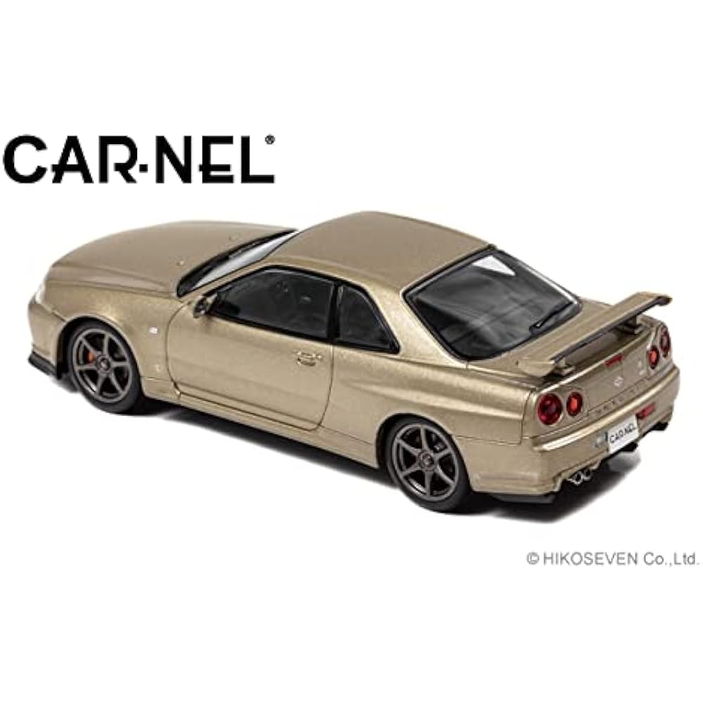 CARNEL 1/43 Nissan Skyline GT-R Mspec Nur (BNR34) 2002 Silica Brass Finished Product CN430201