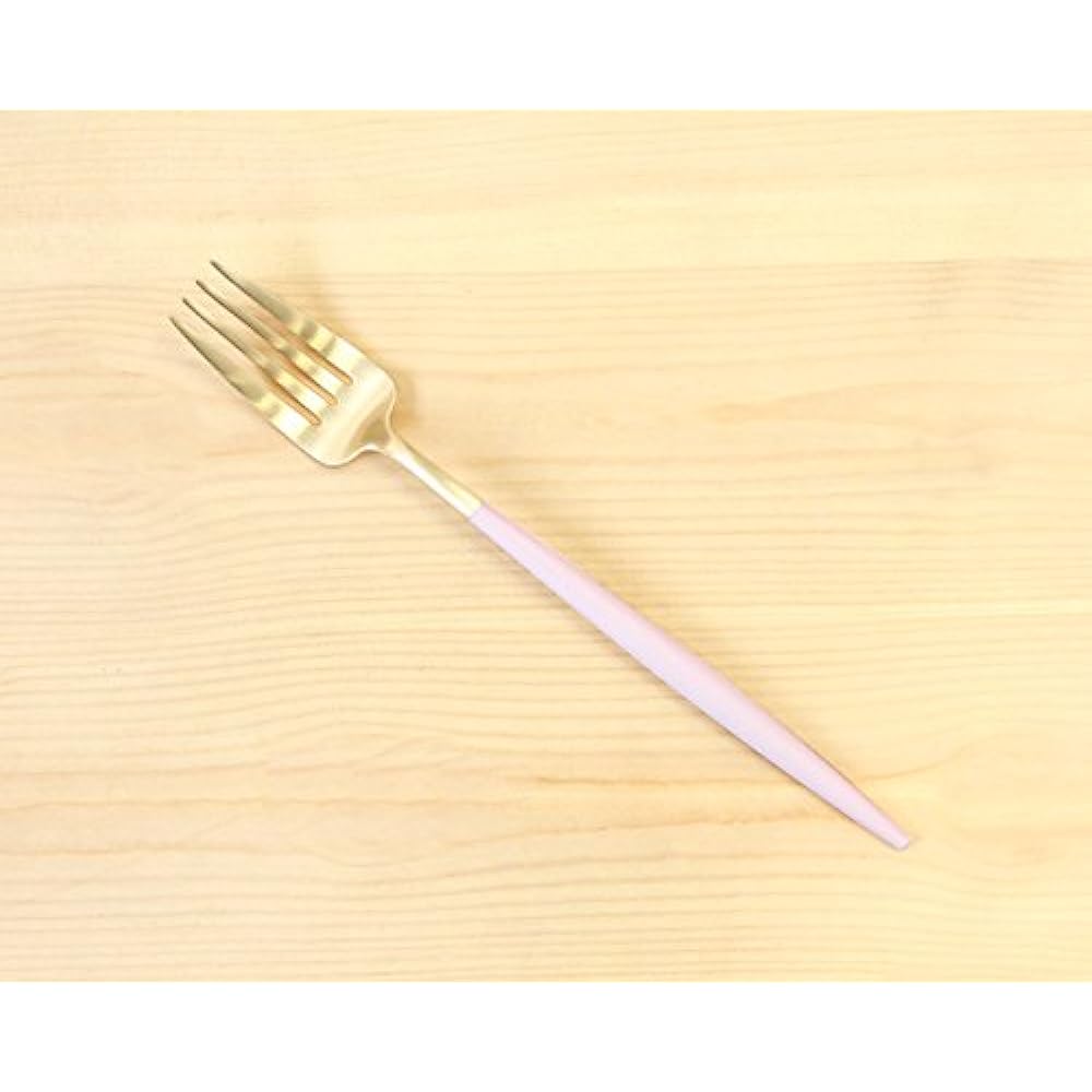 Cutipol GOA Pink Matte Gold Dinner Set of 6 (2 Knives, 2 Forks, 2 Spoons) with Presentation Box