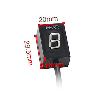 Speed Display Meter SCL Racing Motorcycle Digital Gear Indicator Dispaly Shift Level Sensor Kawasaki Z300 ER6N Ninja 300 Z1000 Z800 Z750