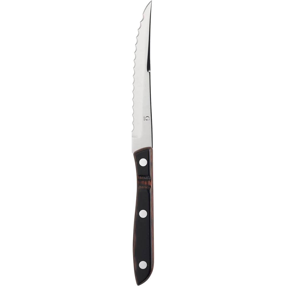 GENSE Knife Fork Set Cutlery Stainless Steel Steak Gift Box with Wooden Box 22 x 2 x 1 cm Old Farmer Classic Set of 2 Each 704897