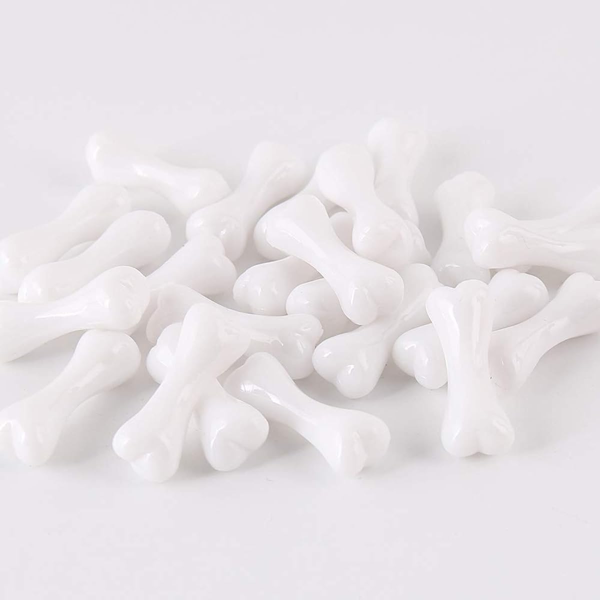 100 Pieces Skeleton Bones Mini Bones for Halloween Decoration or Spooky Graveyard Decor
