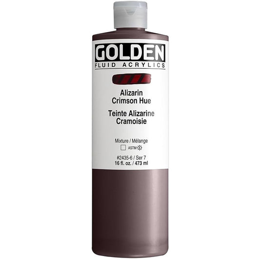 Golden Acrylic Fluid 473ml (16oz) 2435 Alizarin Crimson Hue 13116435